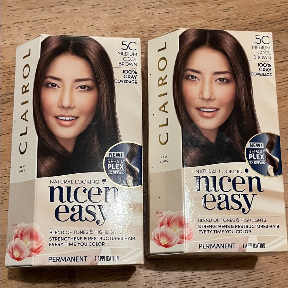 Clairol Nice'n Easy Hair Color 5C Medium Cool Brown